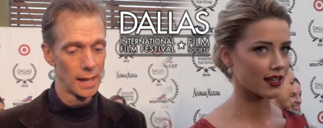 Dallas International Film Festival red carpet: Amber Heard, Clint Howard, and Doug Jones headline night three