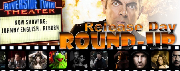 Release Day Round-Up: JOHNNY ENGLISH REBORN (Starring Rowan Atkinson and Gillian Anderson)