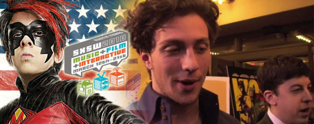 SXSW coverage – Day One Update: KICK-ASS red carpet video interviews, Aaron Johnson, Christopher Mintz-Plasse, Clark Duke, and Matthew Vaughn SXSW coverage – Day One Update: KICK-ASS red carpet video interviews, Aaron Johnson, Christopher Mintz-Plasse, Clark Duke, and Matthew Vaughn