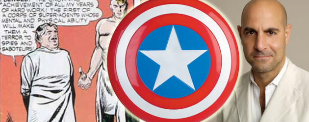 Stanley Tucci cast to create Cap in THE FIRST AVENGER: CAPTAIN AMERICA Stanley Tucci cast to create Cap in THE FIRST AVENGER: CAPTAIN AMERICA