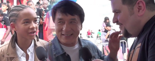 KARATE KID out on DVD/Blu-ray now: red carpet interviews with Jackie Chan and Jaden Smith