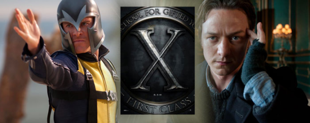 Marvel Movie First Looks: X-MEN FIRST CLASS poster & more pics, Magneto & Prof X using powers, plus Matthew Vaughn upset about first photo