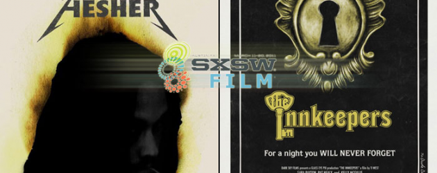 Just in time for SXSW, new posters for Spencer Susser’s HESHER and Ti West’s THE INNKEEPERS