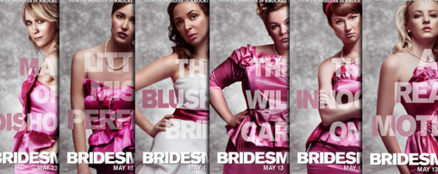BRIDESMAIDS red-band trailer and 6 character poster images BRIDESMAIDS red-band trailer and 6 character poster images