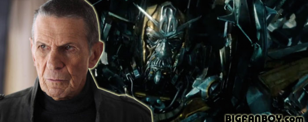 Leonard Nimoy lends his voice to TRANSFORMERS: DARK OF THE MOON