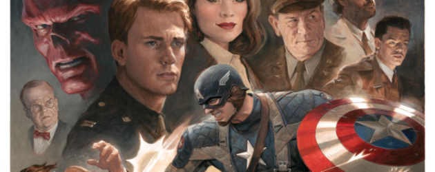 Snazzy CAPTAIN AMERICA: THE FIRST AVENGER crew poster (by Paolo Rivera) revealed