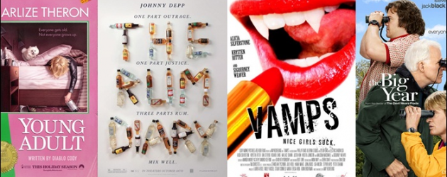 New Movie Posters: YOUNG ADULT, THE RUM DIARY, VAMPS and THE BIG YEAR