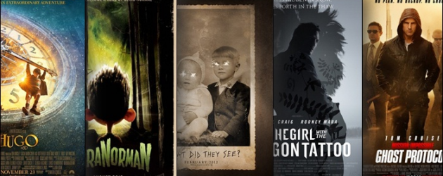New Movie Posters: HUGO, PARANORMAN, THE WOMAN IN BLACK, THE GIRL WITH THE DRAGON TATTOO and MISSION: IMPOSSIBLE – GHOST PROTOCOL