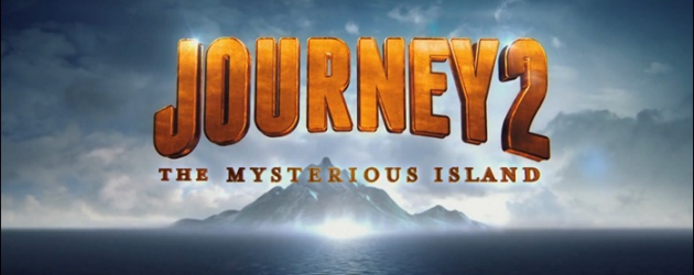 First trailer and poster for JOURNEY 2: THE MYSTERIOUS ISLAND starring Dywane Johnson and Josh Hutcherson!