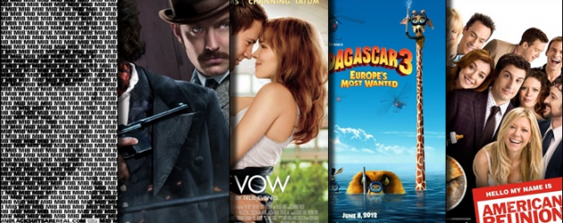 New Movie Posters: MEN IN BLACK 3, SHERLOCK HOLMES: A GAME OF SHADOWS, THE VOW, MADAGASCAR 3: EUROPE’S MOST WANTED and AMERICAN REUNION