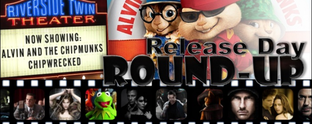 Release Day Round-Up: ALVIN AND THE CHIPMUNKS – CHIPWRECKED (Staring Jason Lee and David Cross)
