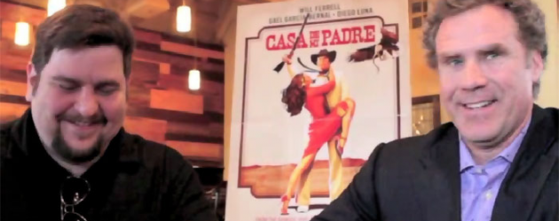 Video interview: Will Ferrell talks CASA DE MI PADRE, takes a call, seems interested in ANCHORMAN 2 and STEP BROTHERS 2