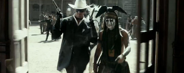 THE LONE RANGER new trailer with Johnny Depp & Armie Hammer – “Something very wrong with that horse.”