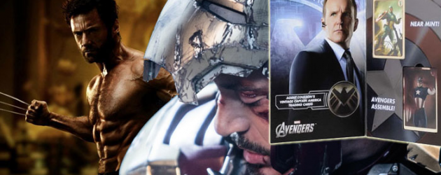 Marvel movie news – New IRON MAN 3 pic, Jackman officially in X-MEN: DAYS OF FUTURE PAST, Captain America cards for sale