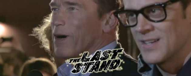 Video interview: Arnold Schwarzenegger & Johnny Knoxville on THE LAST STAND red carpet Video interview: Arnold Schwarzenegger & Johnny Knoxville on THE LAST STAND red carpet