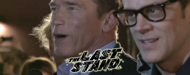 Video interview: Arnold Schwarzenegger & Johnny Knoxville on THE LAST STAND red carpet