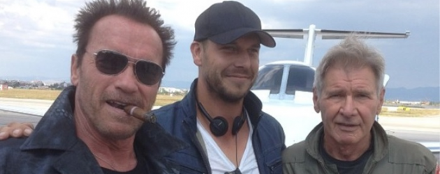 Arnold Schwarzenegger gives us a THE EXPENDABLES 3 behind the scenes look.