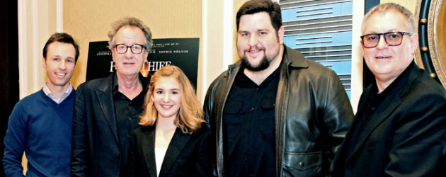 THE BOOK THIEF video interview with Markus Zusak, Geoffrey Rush, Sophie Nélisse and Brian Percival