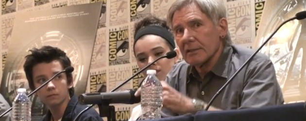 Video: ENDER’S GAME San Diego Comic-Con press junket – we ask the first question to Harrison Ford