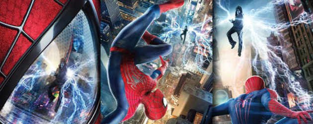 Three new International posters for THE AMAZING SPIDER-MAN 2 are Electro-fying