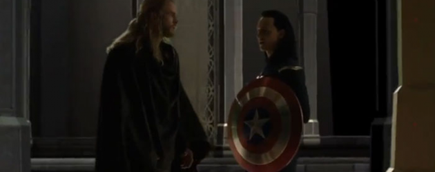 Two THOR: THE DARK WORLD deleted scenes, plus a look at Tom Hiddleston… as Thor?