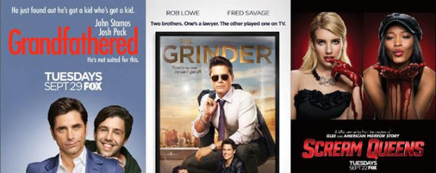 Dallas – print passes to Fox’s GRANDFATHERED, THE GRINDER & SCREAM QUEENS Tuesday, Aug 18