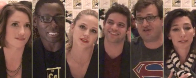 SUPERGIRL interviews with cast & crew, including lead actress Melissa Benoist