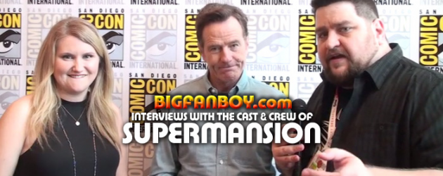 SUPERMANSION interviews with cast & crew – Bryan Cranston, Jillian Bell & more!