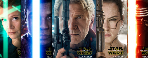 Five new hi-res posters for STAR WARS: EPISODE VII – THE FORCE AWAKENS in yer face