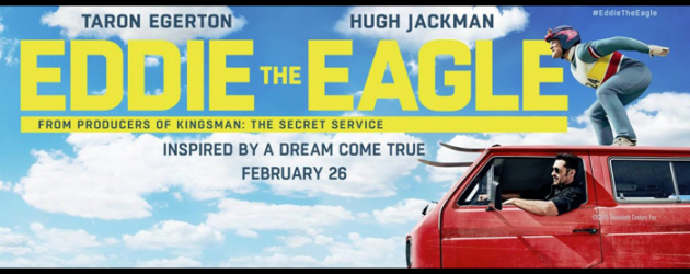 EDDIE THE EAGLE review by Mark Walters – Egerton & Jackman soar in this underdog story
