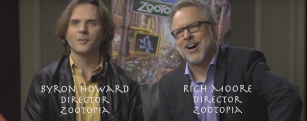 Video interview with Disney’s ZOOTOPIA directors Byron Howard & Rich Moore