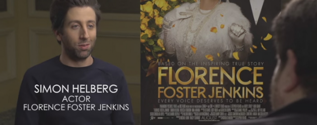Simon Helberg video interview on playing Cosmé McMoon in FLORENCE FOSTER JENKINS
