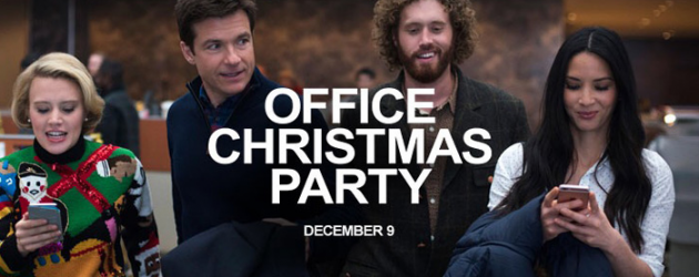 Three OFFICE CHRISTMAS PARTY clips – Jennifer Aniston does NOT want employees having fun