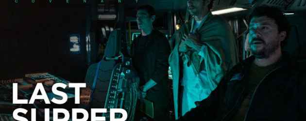 Watch a 5-minute “Last Supper” ALIEN: COVENANT prologue – Franco! McBride! Fassbender! Watch a 5-minute “Last Supper” ALIEN: COVENANT prologue – Franco! McBride! Fassbender!