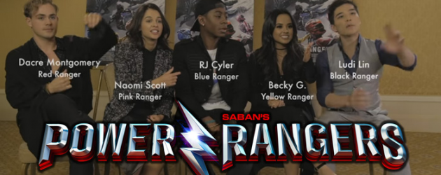 POWER RANGERS video interview – Dacre Montgomery, Naomi Scott, RJ Cyler, Becky G & Ludi Lin