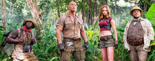 New JUMANJI: WELCOME TO THE JUNGLE trailer – Dwayne Johnson hits rock hard in this game