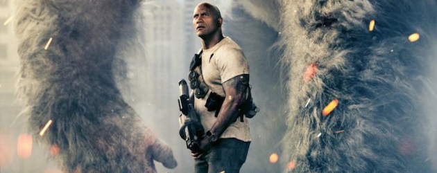 RAMPAGE trailer & poster – Dwayne Johnson helps bring a classic arcade game to life