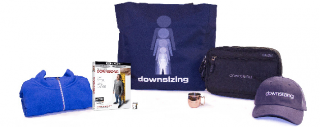 Enter to win a DOWNSIZING prize pack, with a 4K Ultra HD Blu-ray, now available in stores