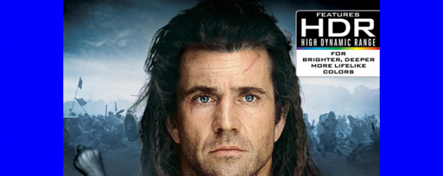 Enter to win Mel Gibson’s BRAVEHEART on 4K Blu-ray for the first time – now available in stores