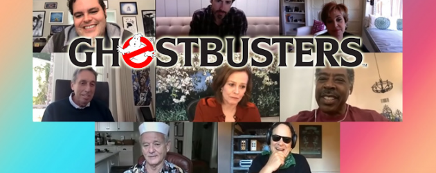 Watch Josh Gad reunite the GHOSTBUSTERS cast & crew for an online chat session