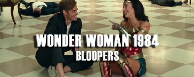 Watch six minutes of WONDER WOMAN 1984 bloopers, which is basically Gal Gadot laughing