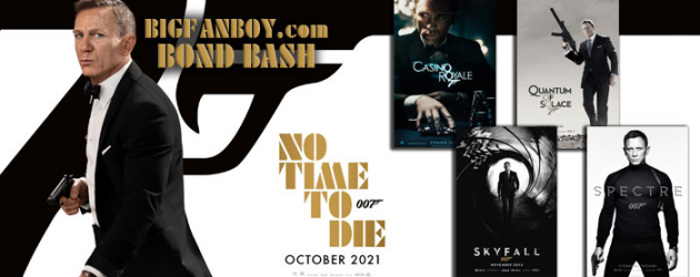 Dallas – celebrate NO TIME TO DIE at Bigfanboy.com’s BOND BASH at Zeus Comics, Saturday Oct 9th