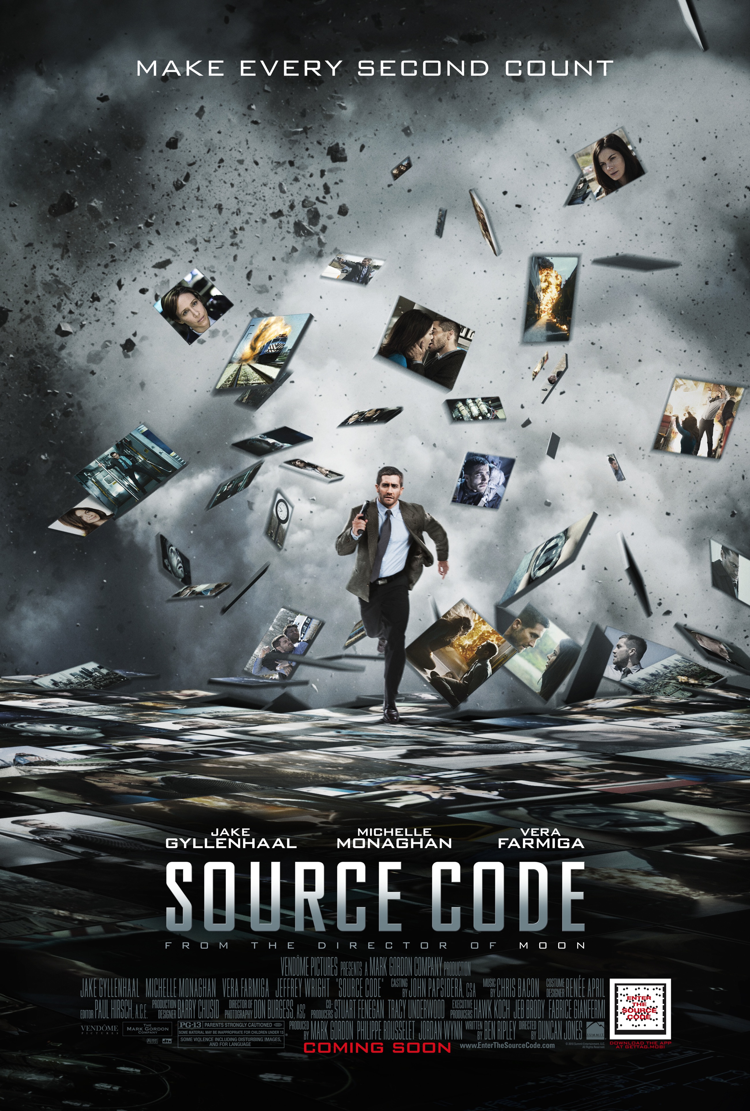 Theatrical poster for Duncan Jones’ SOURCE CODE starring Jake