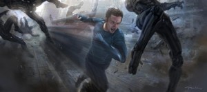 Concept art of Aaron Johnson as Quicksilver in AVENGERS: AGE OF ULTRON (Click to see in full-res)