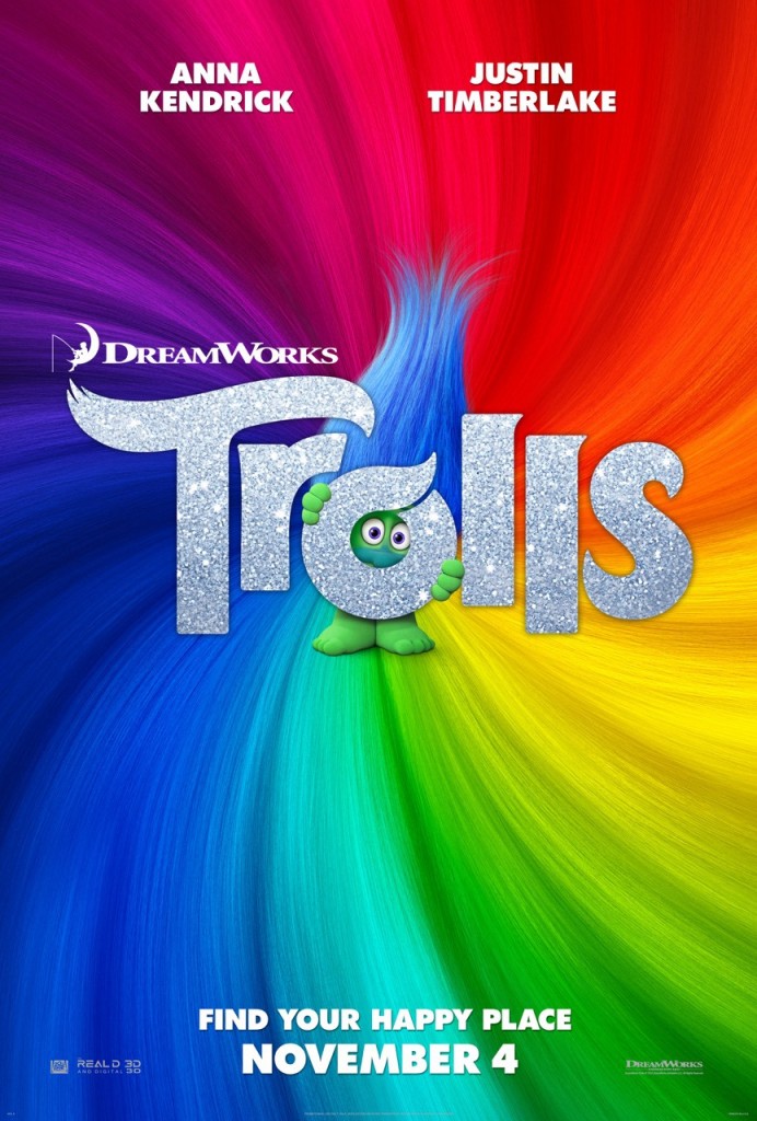 DreamWorks Animation's TROLLS trailer Justin Timberlake & Anna