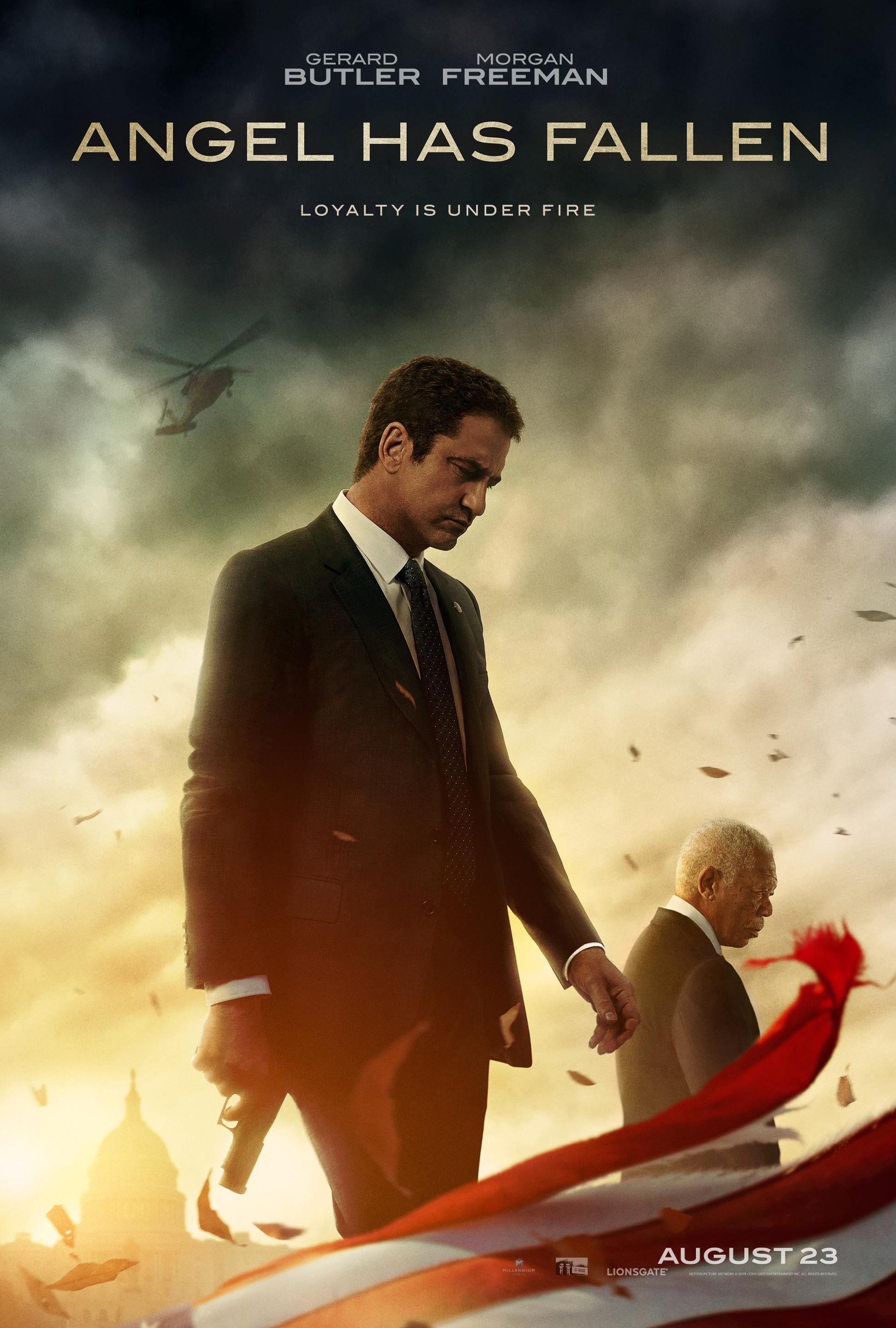 ANGEL HAS FALLEN trailer & poster – Gerard Butler and Morgan Freeman are back in action
