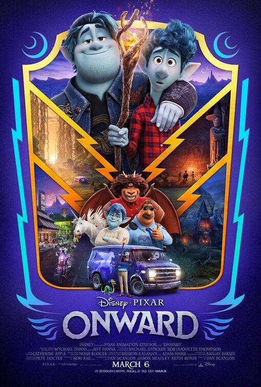 ONWARD review by Mark Walters – Pixar’s latest blends inspired fantasy with brotherly love