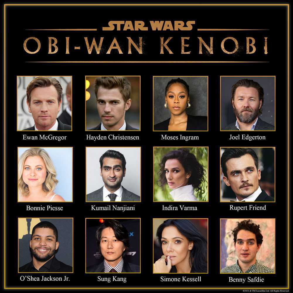 Lucasfilm announces the full cast for Ewan McGregor’s OBI-WAN KENOBI Disney+ series