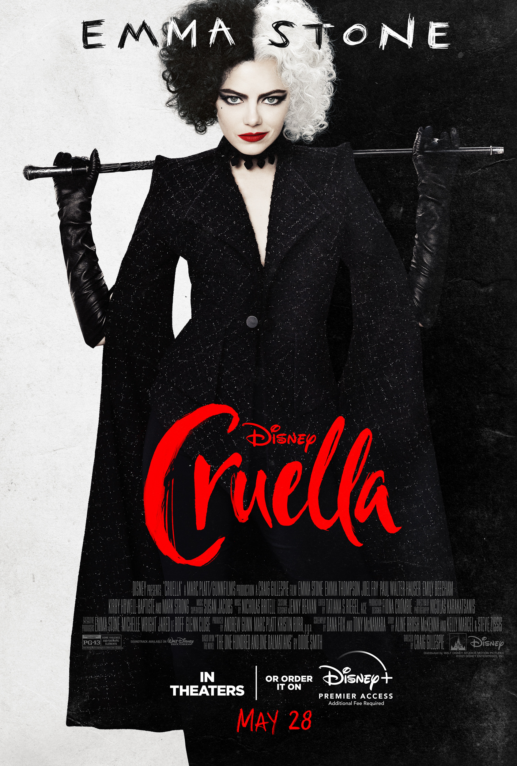 Disney’s CRUELLA gets a new trailer – Emma Stone is the iconic villain from 101 DALMATIANS