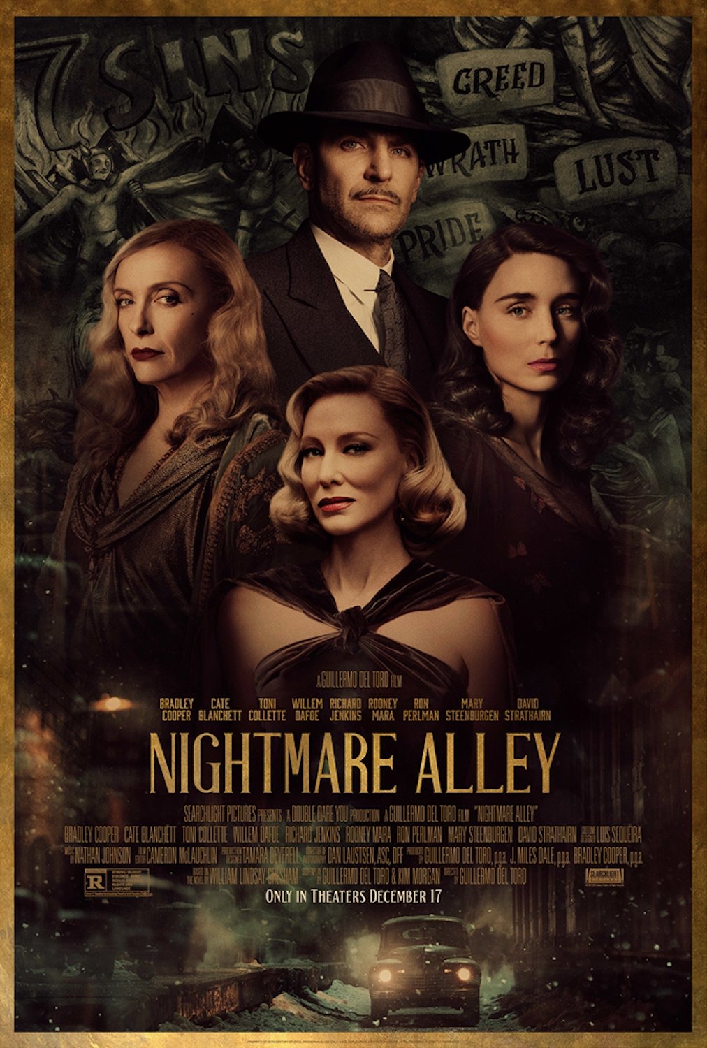 NIGHTMARE ALLEY final trailer – Guillermo del Toro directs Bradley Cooper in star-studded noir